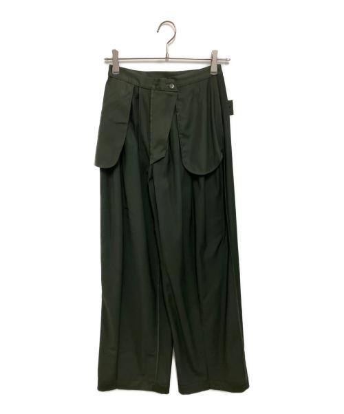 Bibiy.（ビビィ）Bibiy. (ビビィ) スラックス カーキ サイズ:Mの古着・服飾アイテム
