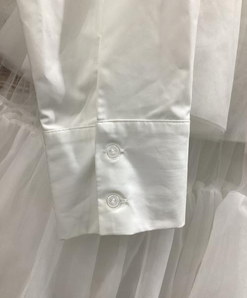 Bibiy.（ビビィ）Bibiy. (ビビィ) 長袖ワンピース ホワイト サイズ:Freeの古着・服飾アイテム