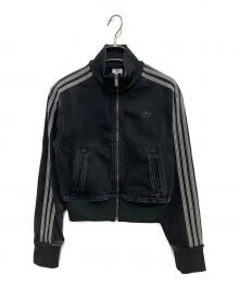 adidas（アディダス）の古着「デニム トラックトップ」｜ブラック