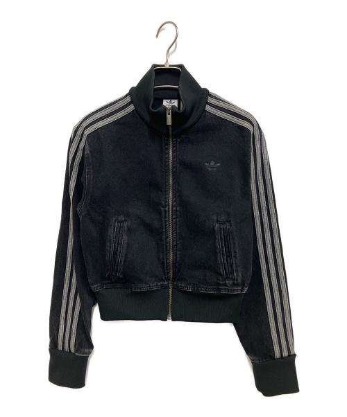 adidas（アディダス）adidas (アディダス) デニム トラックトップ ブラック サイズ:XSの古着・服飾アイテム