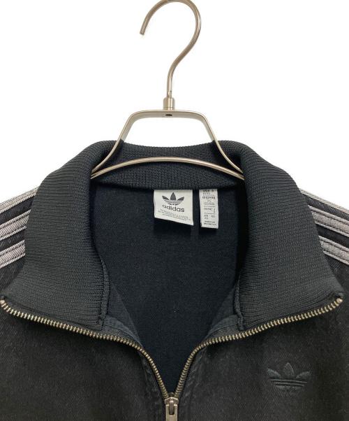 adidas（アディダス）adidas (アディダス) デニム トラックトップ ブラック サイズ:XSの古着・服飾アイテム