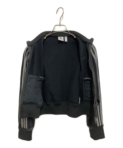 adidas（アディダス）adidas (アディダス) デニム トラックトップ ブラック サイズ:XSの古着・服飾アイテム