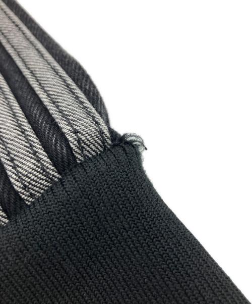 adidas（アディダス）adidas (アディダス) デニム トラックトップ ブラック サイズ:XSの古着・服飾アイテム