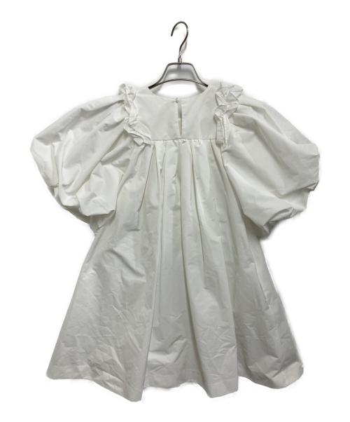 Bibiy.（ビビィ）Bibiy. (ビビィ) 半袖ワンピース ホワイト サイズ:Freeの古着・服飾アイテム