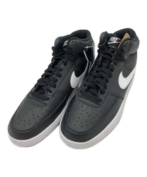NIKE（ナイキ）NIKE (ナイキ) コート ビジョン MID ネクスト ネイチャー ブラック×ホワイト サイズ:25.5 未使用品の古着・服飾アイテム