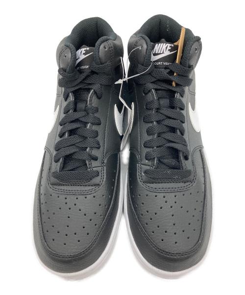 NIKE（ナイキ）NIKE (ナイキ) コート ビジョン MID ネクスト ネイチャー ブラック×ホワイト サイズ:25.5 未使用品の古着・服飾アイテム