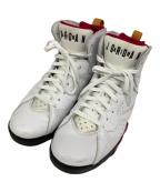 NIKEナイキ）の古着「AIR JORDAN 7 Retro "Cardinal"」｜ホワイト×レッド