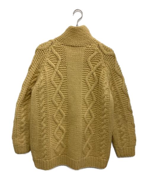 TOMORROW LAND（トゥモローランド）TOMORROW LAND (トゥモローランド) COLOMBO (コロンボ) カウチンニットカーディガン ベージュ サイズ:Mの古着・服飾アイテム