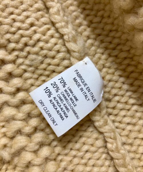 TOMORROW LAND（トゥモローランド）TOMORROW LAND (トゥモローランド) COLOMBO (コロンボ) カウチンニットカーディガン ベージュ サイズ:Mの古着・服飾アイテム