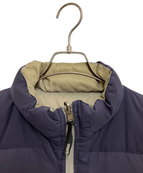 stussy（ステューシー）stussy (ステューシー) リバーシブル ダウンベスト グレー×ネイビー サイズ:Lの古着・服飾アイテム