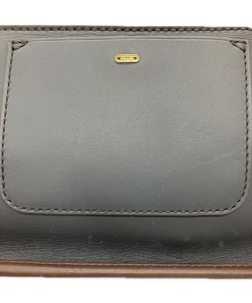 COACH（コーチ）COACH (コーチ) ボディーバッグ ネイビー×ブラウンの古着・服飾アイテム