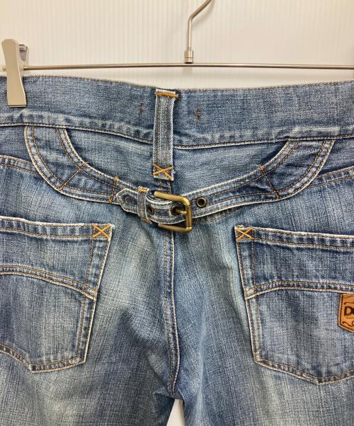 DOLCE & GABBANA（ドルチェ＆ガッバーナ）DOLCE & GABBANA (ドルチェ＆ガッバーナ) シンチバックデニムパンツ ブルー サイズ:Mの古着・服飾アイテム