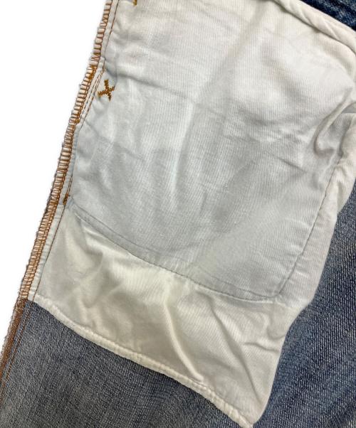 DOLCE & GABBANA（ドルチェ＆ガッバーナ）DOLCE & GABBANA (ドルチェ＆ガッバーナ) シンチバックデニムパンツ ブルー サイズ:Mの古着・服飾アイテム