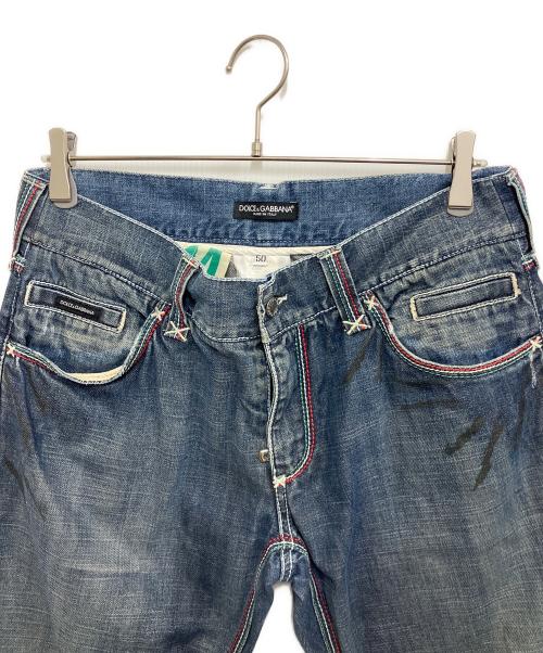 DOLCE & GABBANA（ドルチェ＆ガッバーナ）DOLCE & GABBANA (ドルチェ＆ガッバーナ) デニムパンツ ブルー サイズ:Lの古着・服飾アイテム