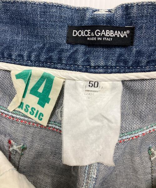 DOLCE & GABBANA（ドルチェ＆ガッバーナ）DOLCE & GABBANA (ドルチェ＆ガッバーナ) デニムパンツ ブルー サイズ:Lの古着・服飾アイテム