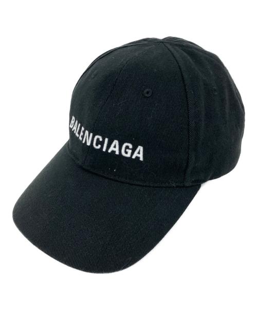 BALENCIAGA（バレンシアガ）BALENCIAGA (バレンシアガ) ロゴキャップ ブラック サイズ:Lの古着・服飾アイテム