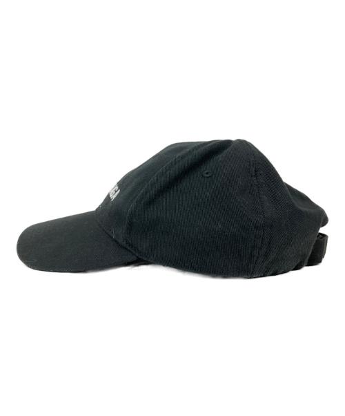 BALENCIAGA（バレンシアガ）BALENCIAGA (バレンシアガ) ロゴキャップ ブラック サイズ:Lの古着・服飾アイテム