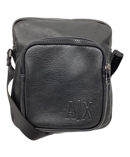 ARMANI EXCHANGE（アルマーニ エクスチェンジ）ARMANI EXCHANGE (アルマーニ エクスチェンジ) ショルダーバッグ ブラックの古着・服飾アイテム