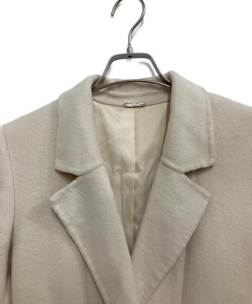 Snidel（スナイデル）Snidel (スナイデル) ウールコート アイボリー サイズ:Mの古着・服飾アイテム