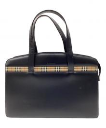 Burberry's（バーバリーズ）の古着「ハンドバッグ」｜ブラック