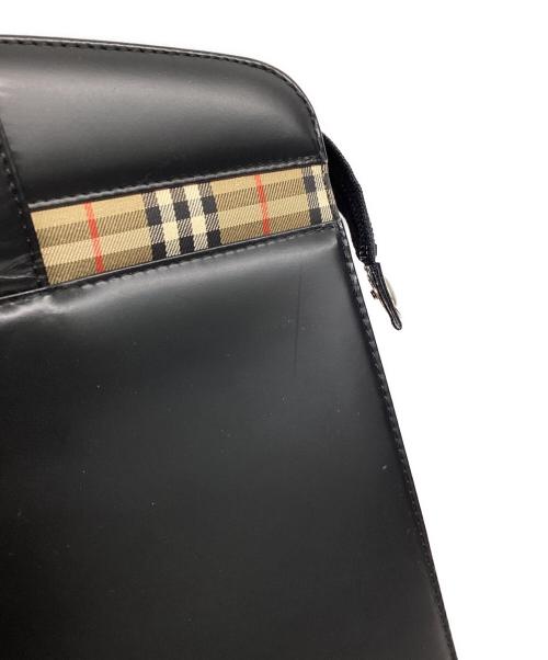 Burberry's（バーバリーズ）Burberry's (バーバリーズ) ハンドバッグ ブラックの古着・服飾アイテム