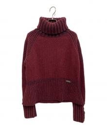 BURBERRY BRIT（バーバリーブリット）の古着「厚手ニット」｜レッド