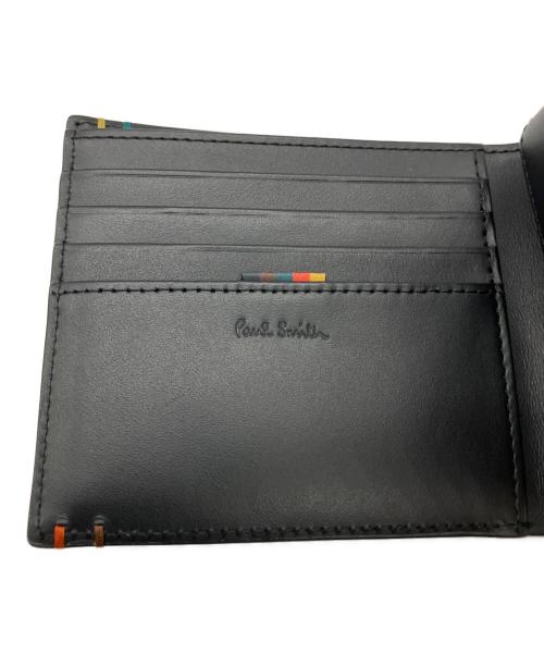 PAUL SMITH（ポールスミス）PAUL SMITH (ポールスミス) 2つ折り財布 ブラックの古着・服飾アイテム