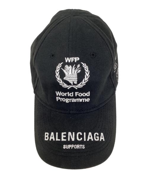 BALENCIAGA（バレンシアガ）BALENCIAGA (バレンシアガ) World Food Programme Cap ブラックの古着・服飾アイテム