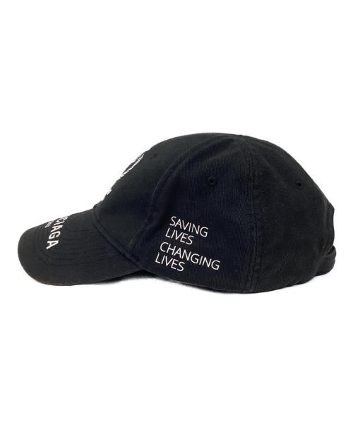 BALENCIAGA（バレンシアガ）BALENCIAGA (バレンシアガ) World Food Programme Cap ブラックの古着・服飾アイテム