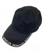 MONCLERモンクレール）の古着「ベースボールキャップ」｜ブラック