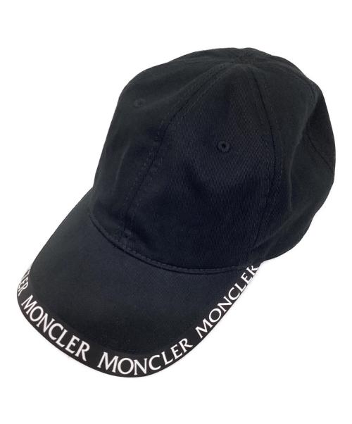 MONCLER（モンクレール）MONCLER (モンクレール) ベースボールキャップ ブラックの古着・服飾アイテム