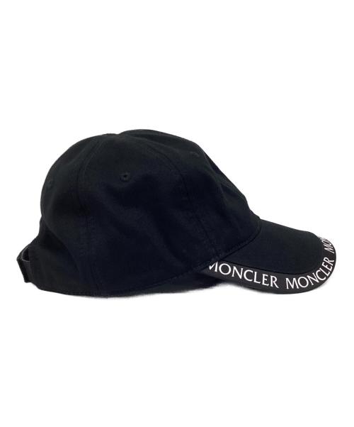 MONCLER（モンクレール）MONCLER (モンクレール) ベースボールキャップ ブラックの古着・服飾アイテム