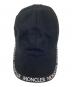 MONCLER (モンクレール) ベースボールキャップ ブラック：10000円