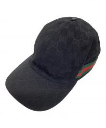 GUCCI（グッチ）の古着「ベースボールキャップ」｜ブラック
