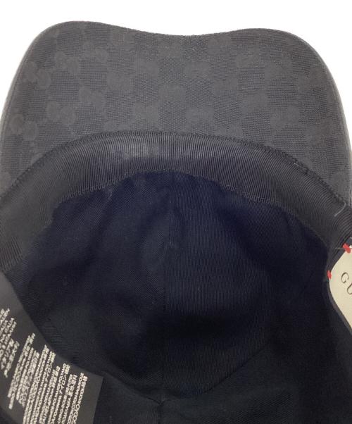 GUCCI（グッチ）GUCCI (グッチ) ベースボールキャップ ブラックの古着・服飾アイテム
