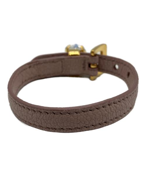 MIU MIU（ミュウミュウ）MIU MIU (ミュウミュウ) Heart Bijou Bracelet ピンクの古着・服飾アイテム