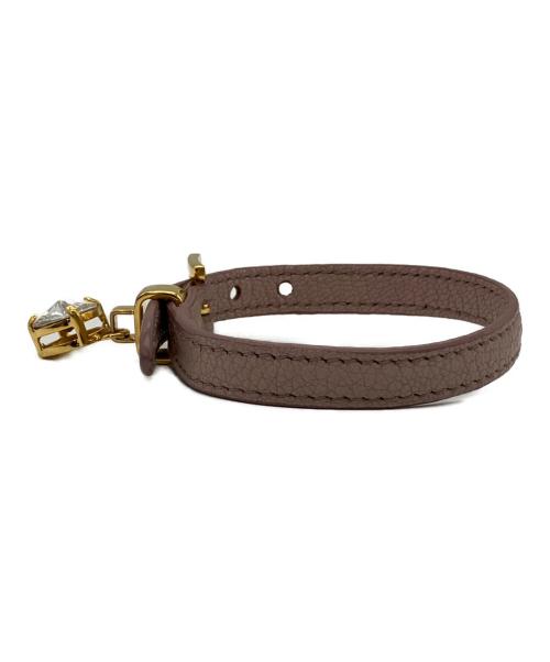 MIU MIU（ミュウミュウ）MIU MIU (ミュウミュウ) Heart Bijou Bracelet ピンクの古着・服飾アイテム