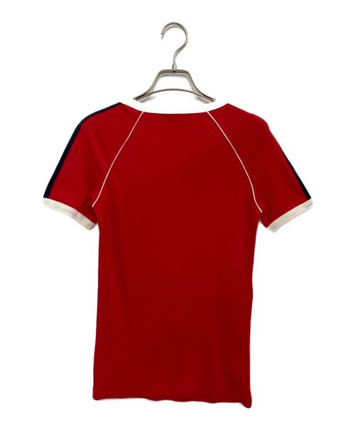 GUCCI（グッチ）GUCCI (グッチ) カットソー レッド サイズ:Mの古着・服飾アイテム