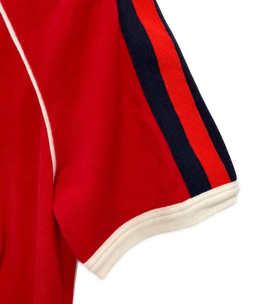 GUCCI（グッチ）GUCCI (グッチ) カットソー レッド サイズ:Mの古着・服飾アイテム