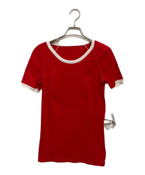 GUCCI（グッチ）GUCCI (グッチ) カットソー レッド サイズ:Mの古着・服飾アイテム