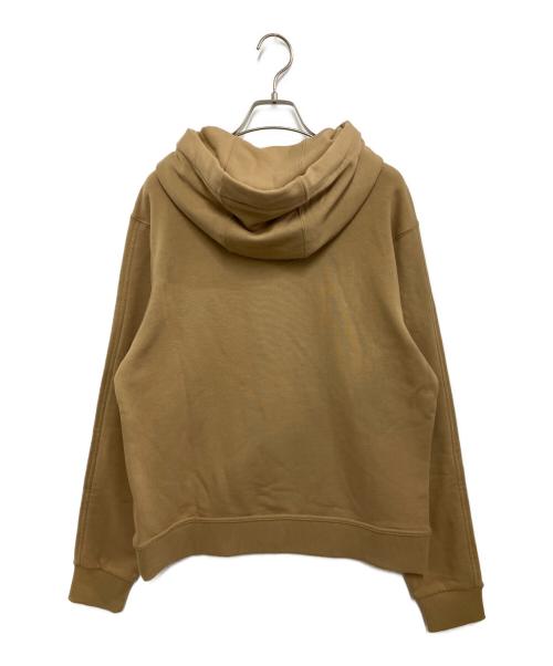 BURBERRY LONDON（バーバリーロンドン）BURBERRY LONDON (バーバリーロンドン) ロゴ刺繍オーバーサイズパーカー ブラウン サイズ:Sの古着・服飾アイテム