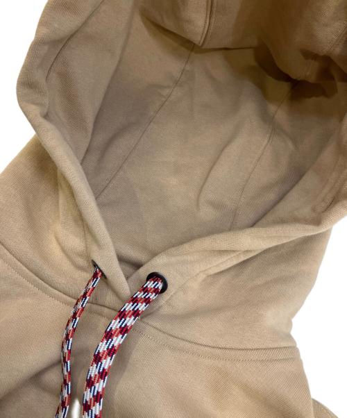 BURBERRY LONDON（バーバリーロンドン）BURBERRY LONDON (バーバリーロンドン) ロゴ刺繍オーバーサイズパーカー ブラウン サイズ:Sの古着・服飾アイテム