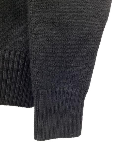 ami（アミ）ami (アミ) Ami De Coeur クルーネック セーター ブラック サイズ:XSの古着・服飾アイテム