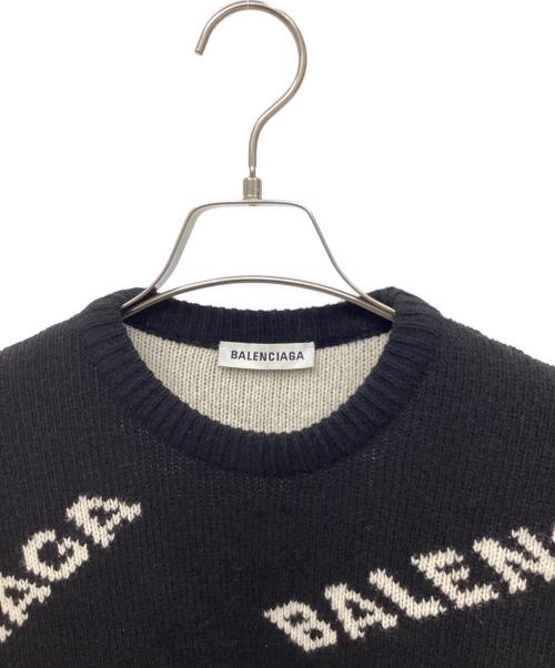 BALENCIAGA（バレンシアガ）BALENCIAGA (バレンシアガ) ニット ブラック サイズ:34の古着・服飾アイテム