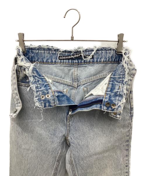 ALEXANDER WANG（アレキサンダー・ワン）ALEXANDER WANG (アレキサンダー・ワン) デニムパンツ スカイブルー サイズ:W25の古着・服飾アイテム