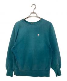 Champion REVERSE WEAVE（チャンピオン リバース ウィーブ）の古着「90s CREW NECK SWEATSHIRT」｜グリーン