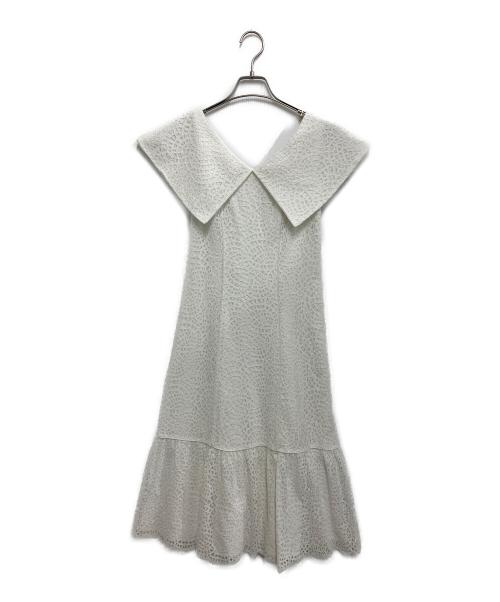 HER LIP TO（ハーリップトゥ）HER LIP TO (ハーリップトゥ) ノースリーブワンピース ホワイト サイズ:Sの古着・服飾アイテム