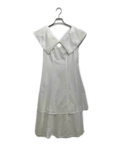 HER LIP TO（ハーリップトゥ）HER LIP TO (ハーリップトゥ) ノースリーブワンピース ホワイト サイズ:Sの古着・服飾アイテム