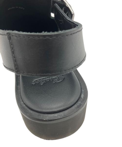 PARABOOT（パラブーツ）PARABOOT (パラブーツ) レザーサンダル ブラック サイズ:23.5cmの古着・服飾アイテム