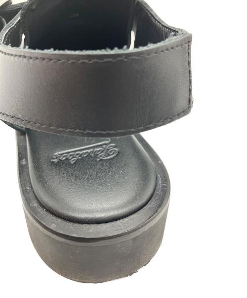 PARABOOT（パラブーツ）PARABOOT (パラブーツ) レザーサンダル ブラック サイズ:23.5cmの古着・服飾アイテム